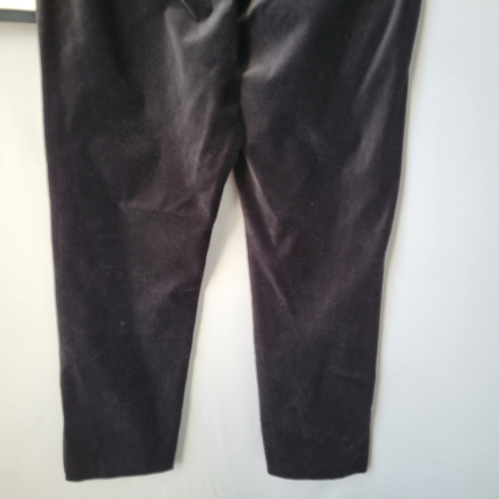 Vince Velvet High Rise Cropped Pull On Pant - Sz M - Picture 8 of 12
